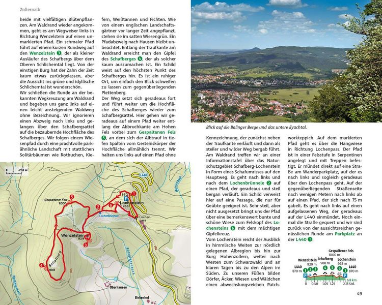 Produktbild: ROTHER Wanderbuch Wilde Wege Schw&auml;bische Alb