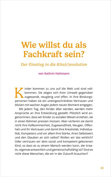 Produktbild: Kitarevolution. Zeit f&uuml;r Ver&auml;nderung