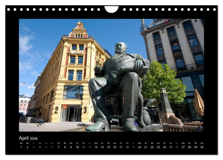 Produktbild: Oslo (Wandkalender 2026 DIN A4 quer), CALVENDO Monatskalender