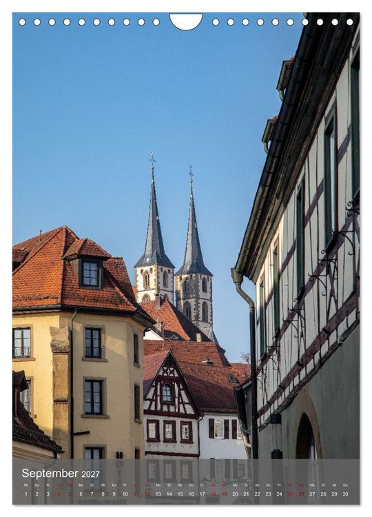 Produktbild: Deutschlands sch&ouml;nste Altstadt - Bad Wimpfen (Wandkalender 2027 DIN A4 hoch), CALVENDO Monatskalender