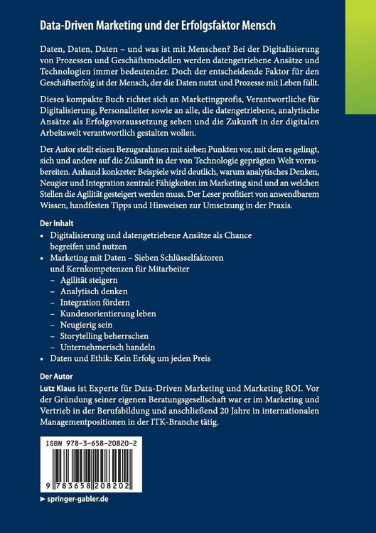 Produktbild: Data-Driven Marketing und der Erfolgsfaktor Mensch