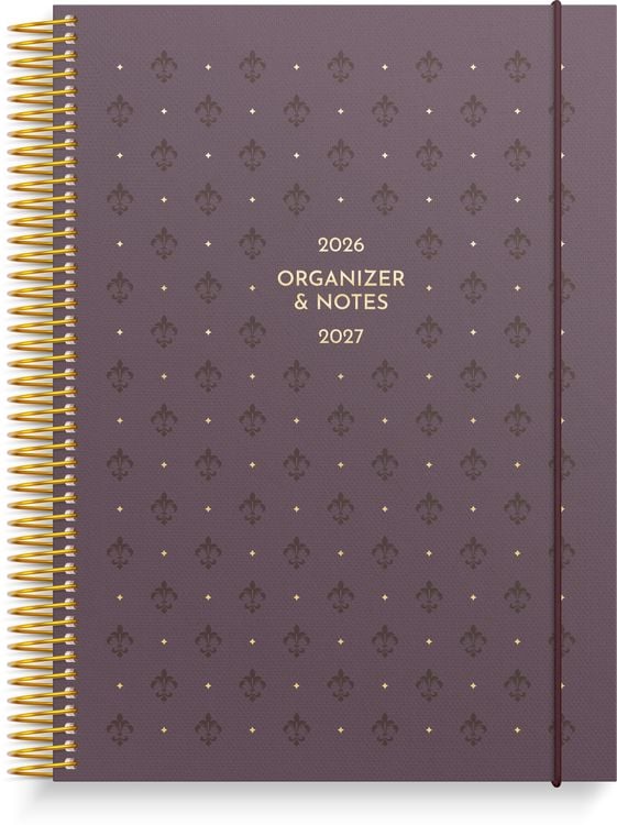Produktbild: Organizer & Notes A5 26/27 Weinrot