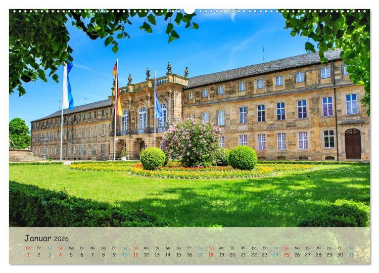 Produktbild: Bayreuth - die Stadt der Musik (Wandkalender 2026 DIN A2 quer), CALVENDO Monatskalender