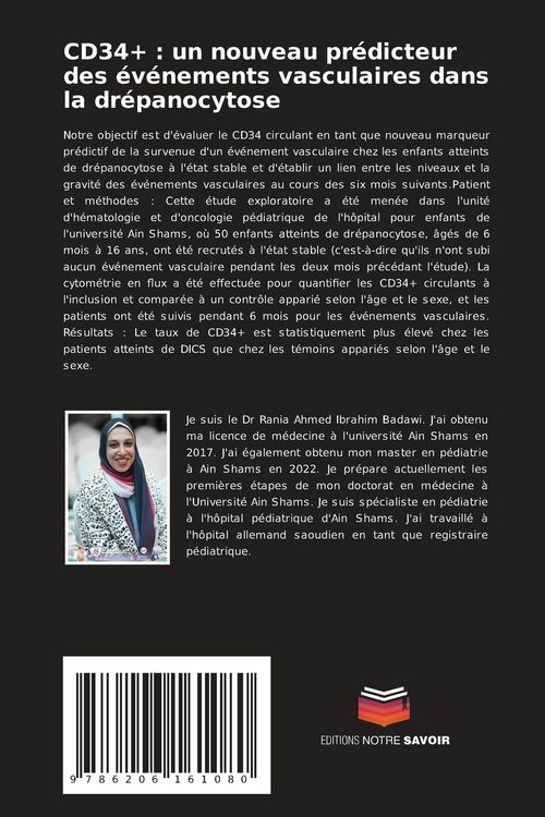 Produktbild: CD34+ : un nouveau pr&eacute;dicteur des &eacute;v&eacute;nements vasculaires dans la dr&eacute;panocytose