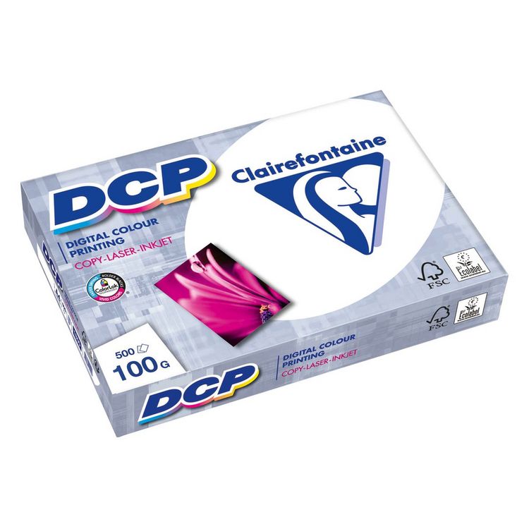 Produktbild: CLAIREFONTAINE Laser-/Farblaserpapier DCP, hochweiss, A4 100 g/m2