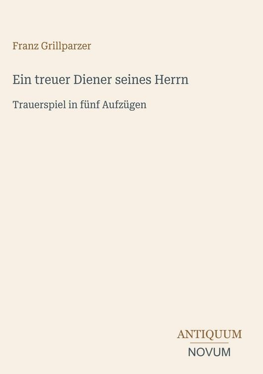 Produktbild: Ein treuer Diener seines Herrn