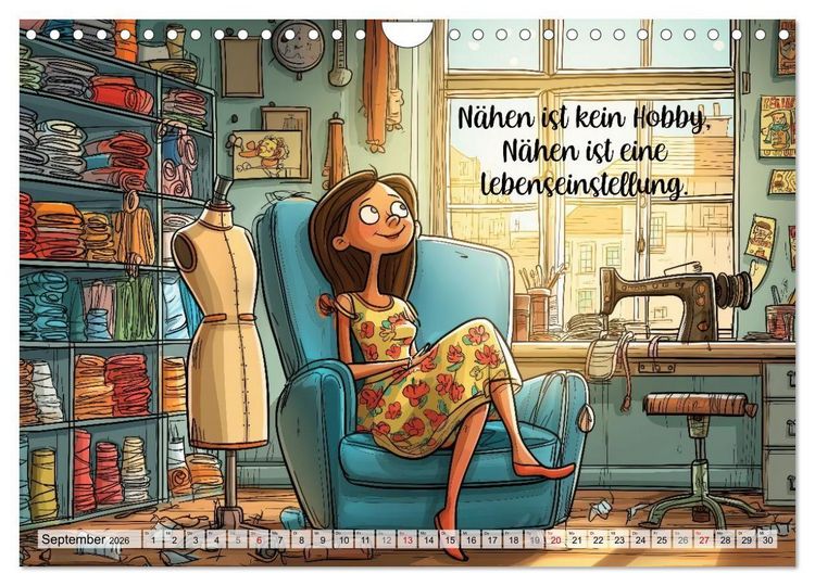 Produktbild: Fr&ouml;hlich eingef&auml;delt (Wandkalender 2026 DIN A4 quer), CALVENDO Monatskalender