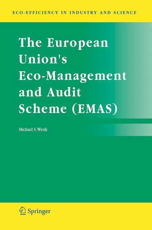 Produktbild: The European Union's Eco-Management and Audit Scheme (EMAS)