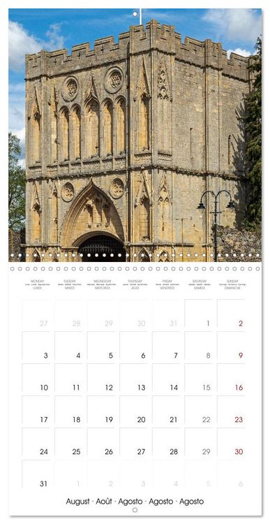 Produktbild: Bury St Edmunds - Historic town in eastern England (Wall Calendar 2026 12 &times; 12 Inch) CALVENDO 12 Month Wall Calendar