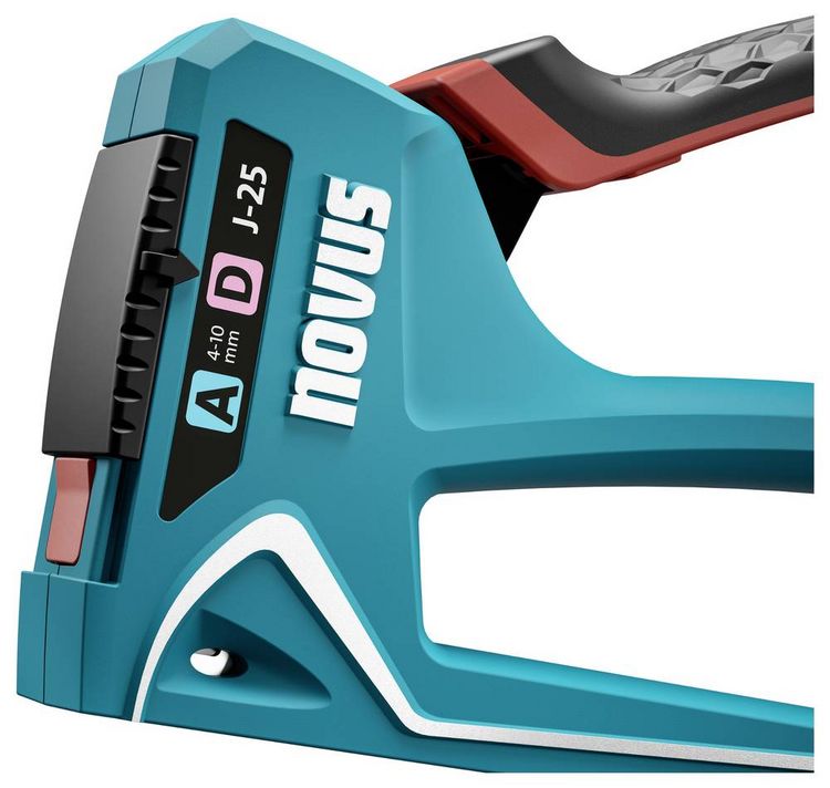 Produktbild: Novus Tools J-25 030-0459 Handtacker Klammerntyp Typ 53, Typ 53F, Typ 37, Typ 11 Klammernl&auml;nge 4 - 10 mm