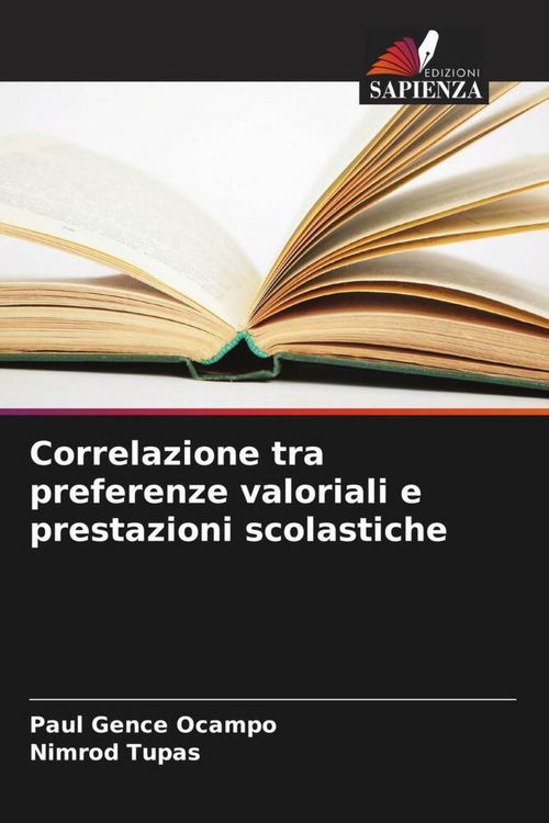 Produktbild: Correlazione tra preferenze valoriali e prestazioni scolastiche