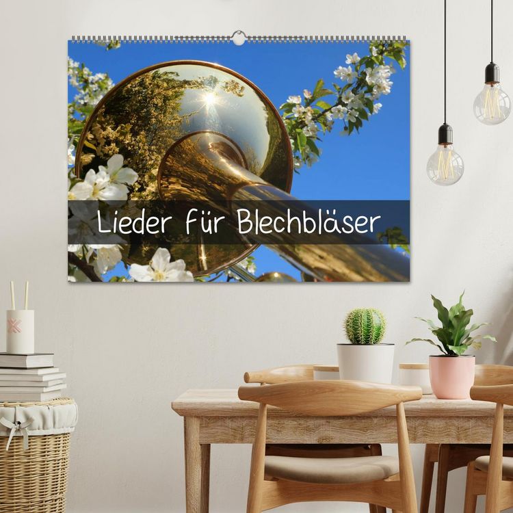 Produktbild: Lieder f&uuml;r Blechbl&auml;ser (Wandkalender 2026 DIN A2 quer), CALVENDO Monatskalender