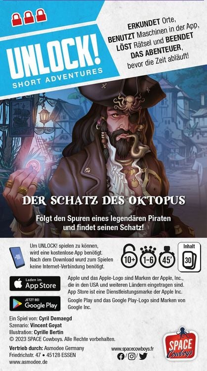 Produktbild: Tuckers Fun Factory - Unlock! Short Adventures: Der Schatz des Oktopus