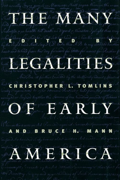 Produktbild: The Many Legalities of Early America