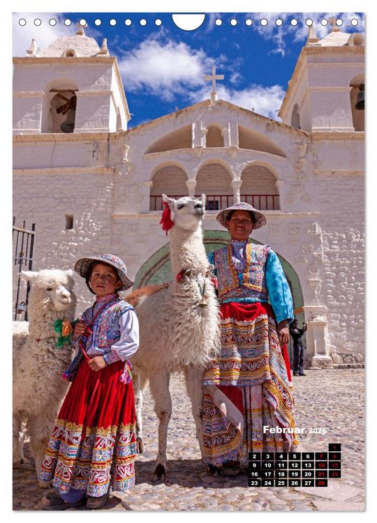 Produktbild: Peru - Kultur - Menschen - Natur (Wandkalender 2026 DIN A4 hoch), CALVENDO Monatskalender