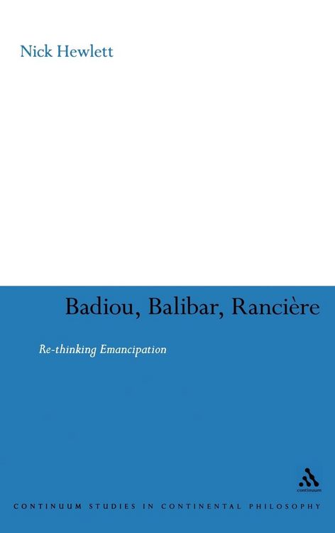 Produktbild: Badiou, Balibar, Ranciere