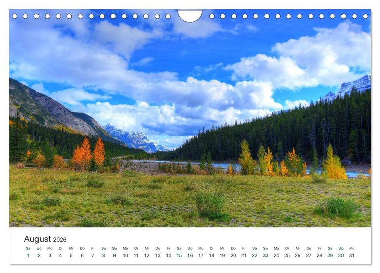 Produktbild: Into the Wild - Kanada und Alaska (Wandkalender 2026 DIN A4 quer), CALVENDO Monatskalender