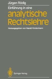 Produktbild: Einf&uuml;hrung in eine analytische Rechtslehre