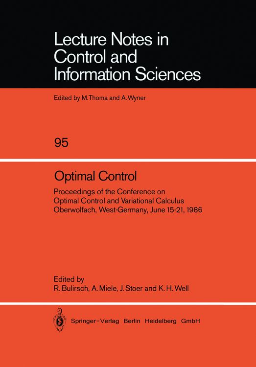 Produktbild: Optimal Control