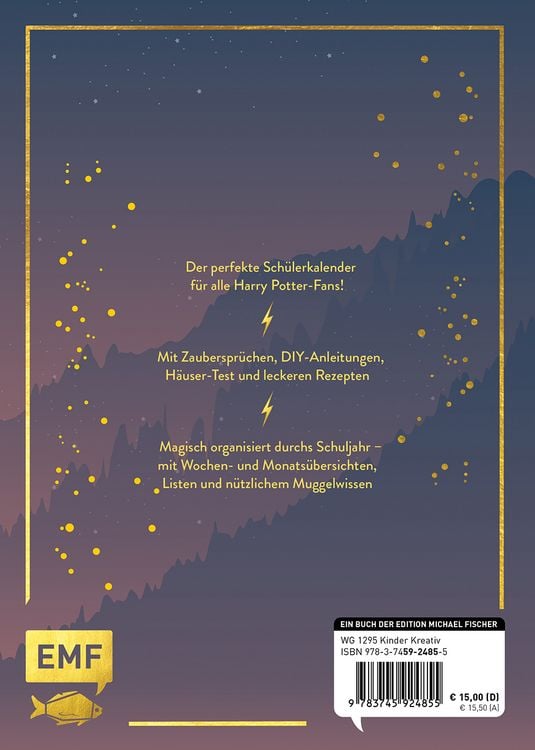 Produktbild: Mein Sch&uuml;lerkalender f&uuml;r Harry Potter-Fans 2025/2026