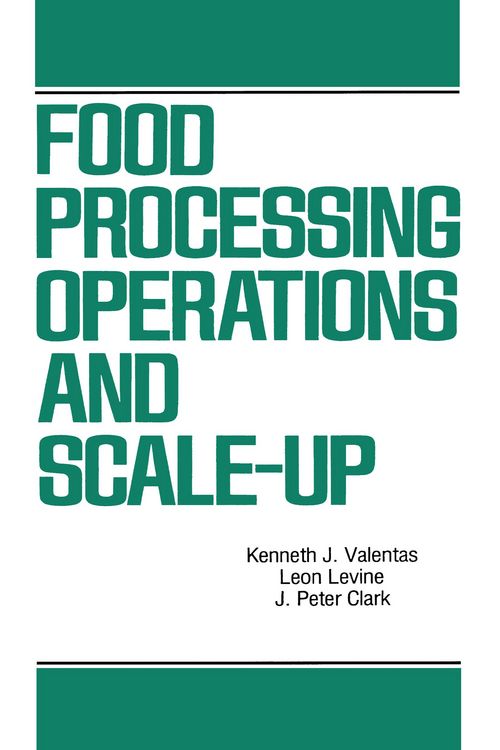 Produktbild: Food Processing Operations and Scale-up