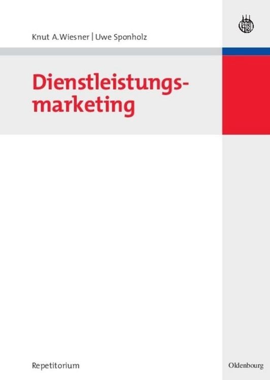 Produktbild: Dienstleistungsmarketing