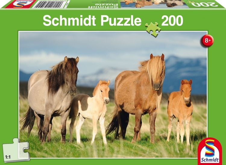 Produktbild: Schmidt 56199 - Pferdefamilie Puzzles
