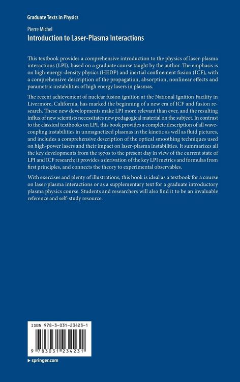 Produktbild: Introduction to Laser-Plasma Interactions