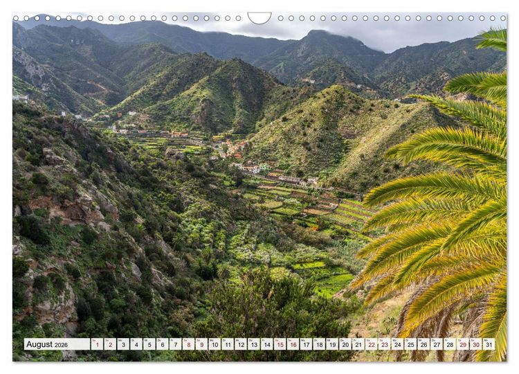 Produktbild: Kanarische Inseln: La Gomera (Wandkalender 2026 DIN A3 quer), CALVENDO Monatskalender