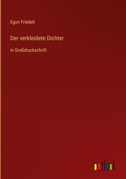 Produktbild: Der verkleidete Dichter