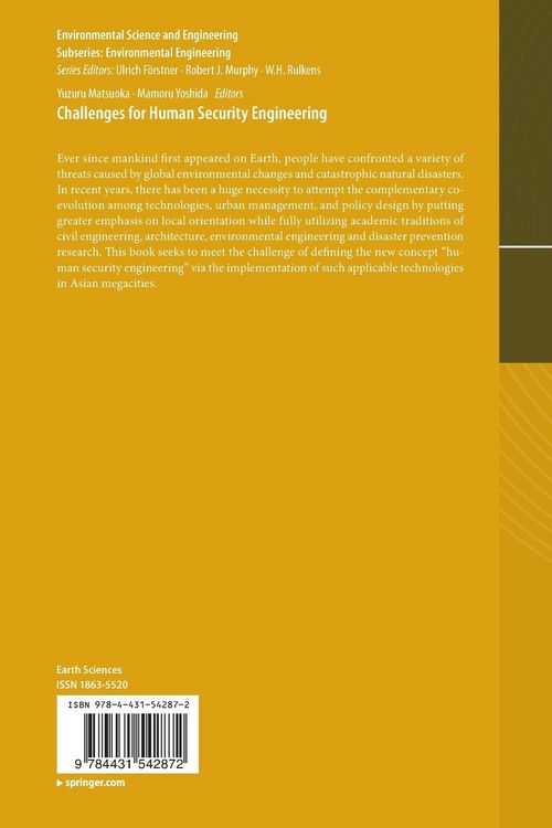 Produktbild: Challenges for Human Security Engineering