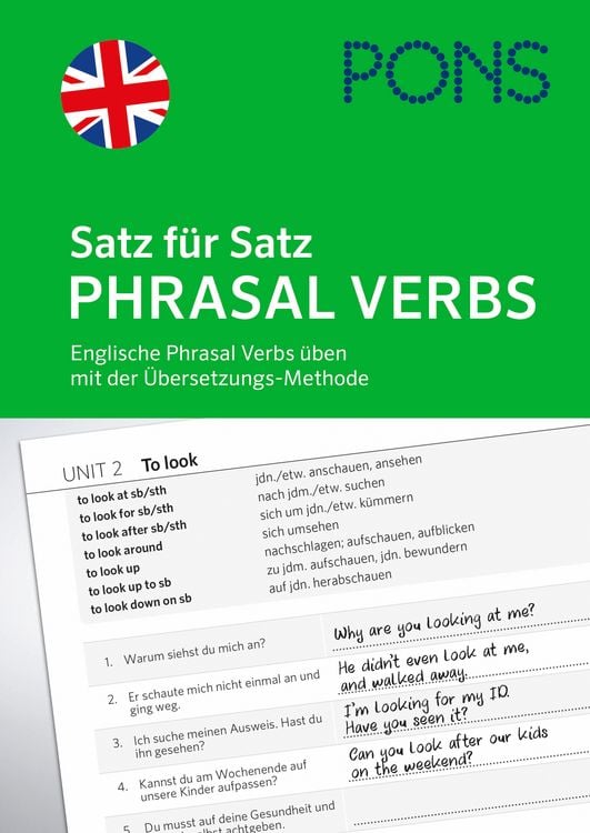 Produktbild: PONS Satz f&uuml;r Satz Phrasal Verbs Englisch