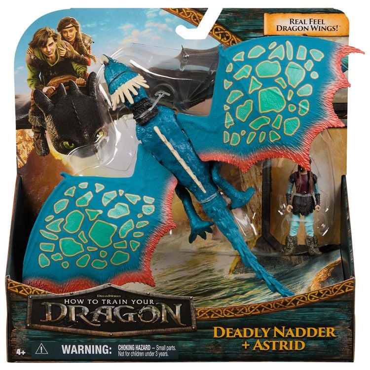 Produktbild: Drachenz&auml;hmen leicht gemacht - Wikinger & Drachen Actionfiguren-Set, Sturmpfeil & Astrid&nbsp;