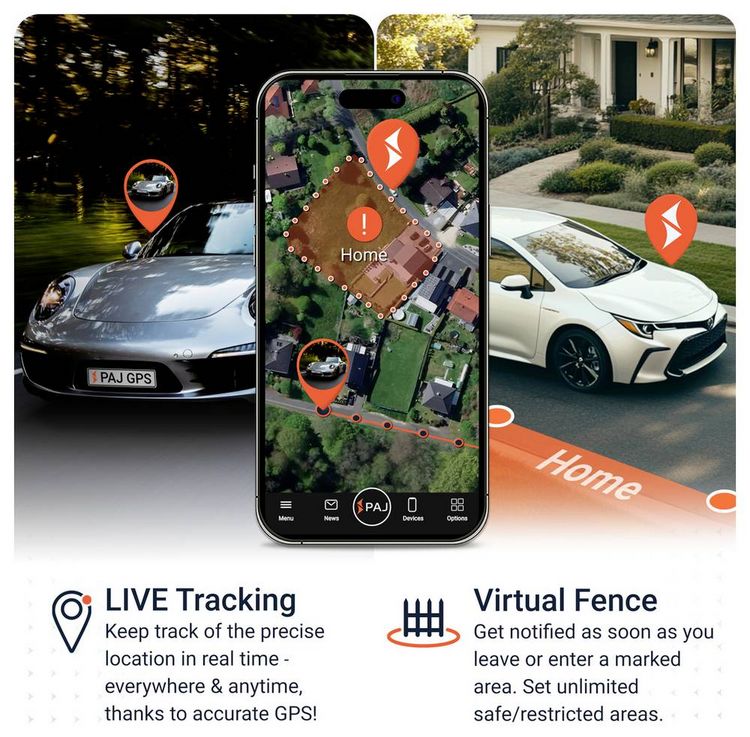 Produktbild: PAJ GPS POWER FINDER 4G GPS Tracker Fahrzeugtracker Schwarz 1St.
