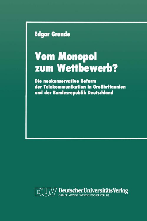Produktbild: Vom Monopol zum Wettbewerb?