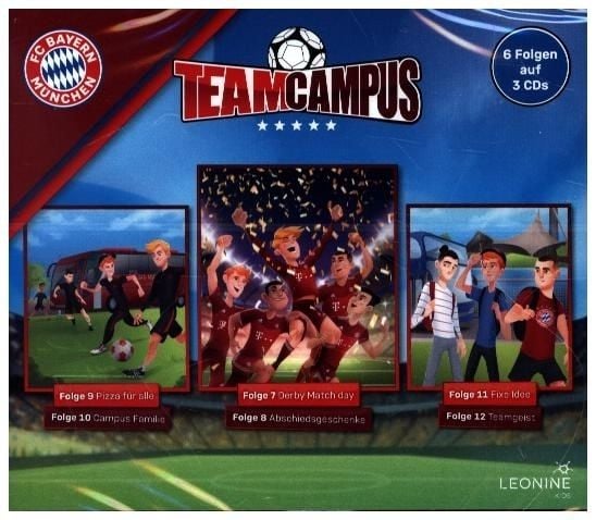 Produktbild: FC Bayern - Team Campus (Fu&szlig;ball) H&ouml;rspielbox.Box.2,3 Audio-CD