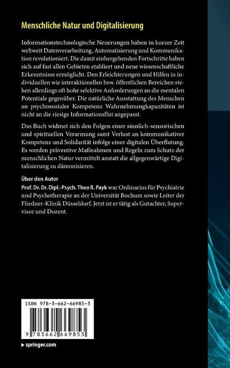 Produktbild: Menschliche Natur und Digitalisierung
