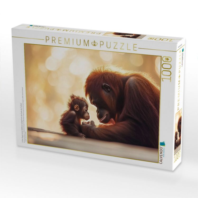 Produktbild: CALVENDO Puzzle In den Augen eines Wildtieres spiegelt sich die Seele der Freiheit | 1000 Teile Lege-Gr&ouml;&szlig;e 64x48cm Foto-Puzzle f&uuml;r gl&uuml;ckliche Stunden