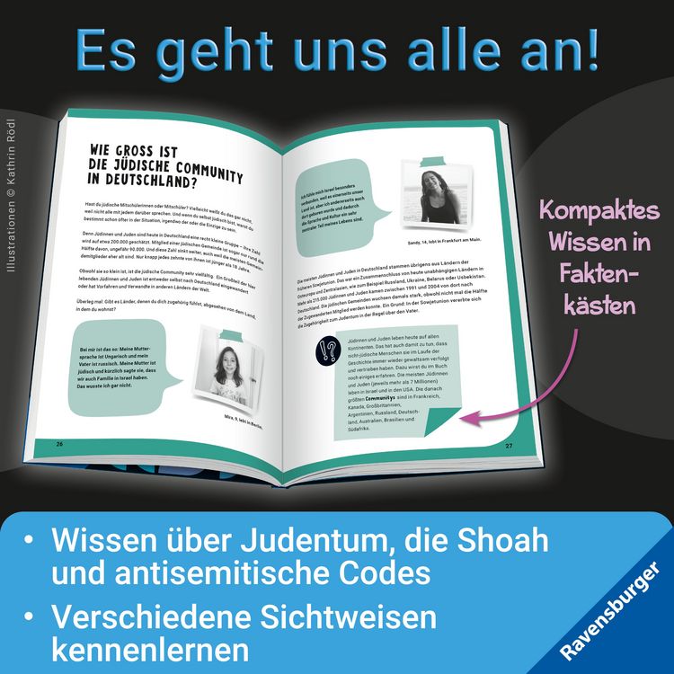 Produktbild: Let's talk about - Antisemitismus. Dein Eintragebuch