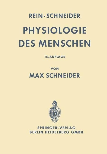 Produktbild: Einf&uuml;hrung in die Physiologie des Menschen