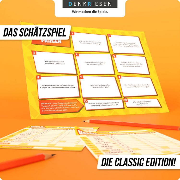 Produktbild: DENKRIESEN - VOLL VERSCH&Auml;TZT! Classic Edition - "Knapp daneben ist auch gewonnen."
