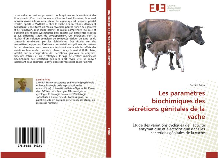 Produktbild: Les param&egrave;tres biochimiques des s&eacute;cr&eacute;tions g&eacute;nitales de la vache
