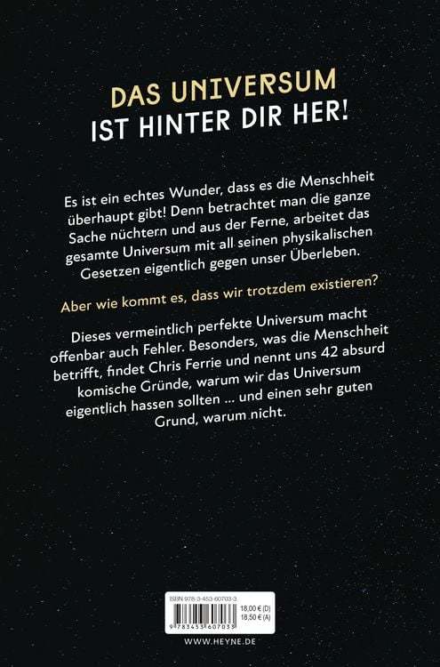 Produktbild: 42 Gr&uuml;nde, das Universum zu hassen