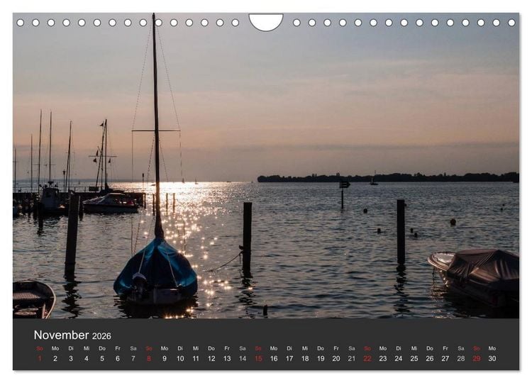 Produktbild: Segelboote auf dem Bodensee (Wandkalender 2026 DIN A4 quer), CALVENDO Monatskalender