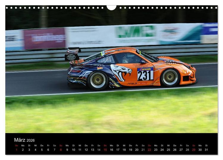 Produktbild: Bergrennen und Rallye im Porsche (Wandkalender 2026 DIN A3 quer), CALVENDO Monatskalender