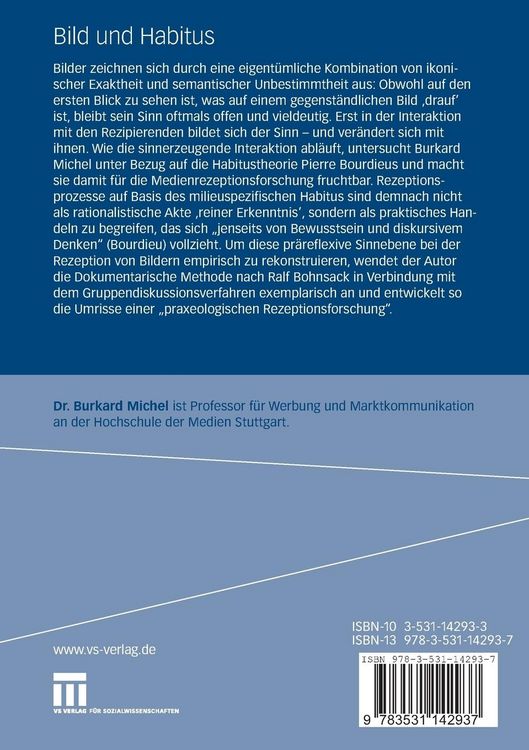 Produktbild: Bild und Habitus