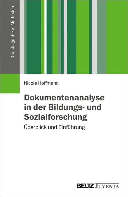 Produktbild: Dokumentenanalyse in der Bildungs- und Sozialforschung