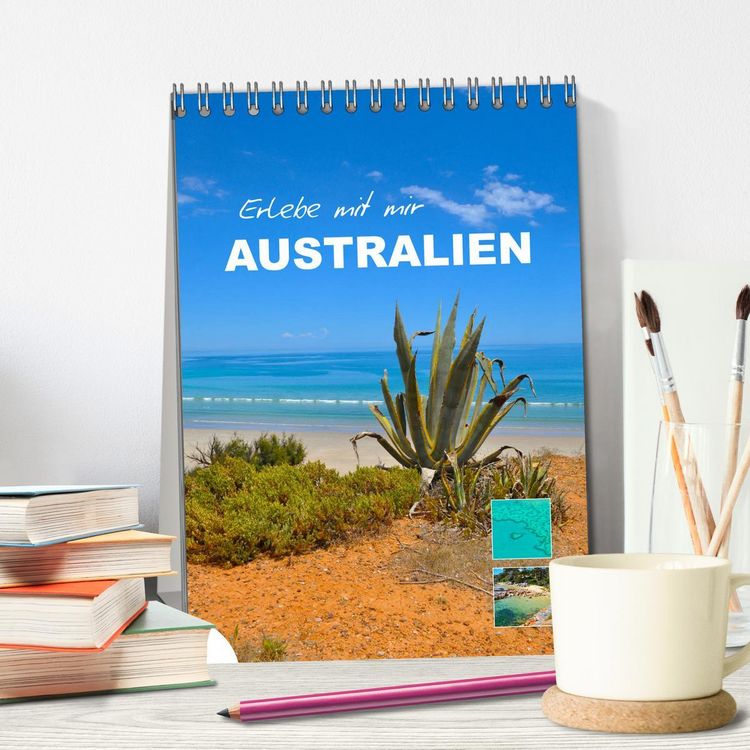 Produktbild: Erlebe mit mir Australien (Tischkalender 2026 DIN A5 hoch), CALVENDO Monatskalender