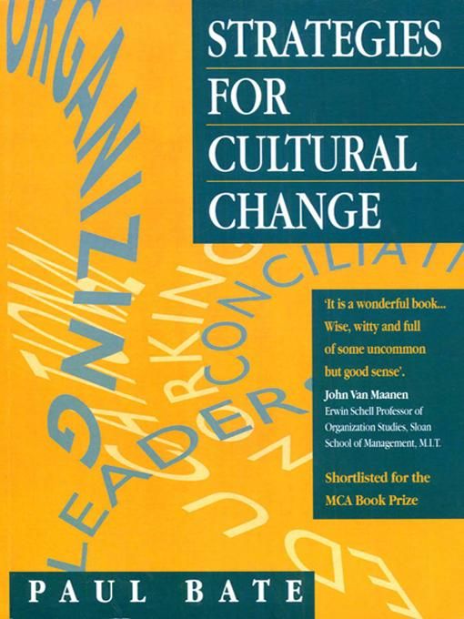 Produktbild: Strategies for Cultural Change