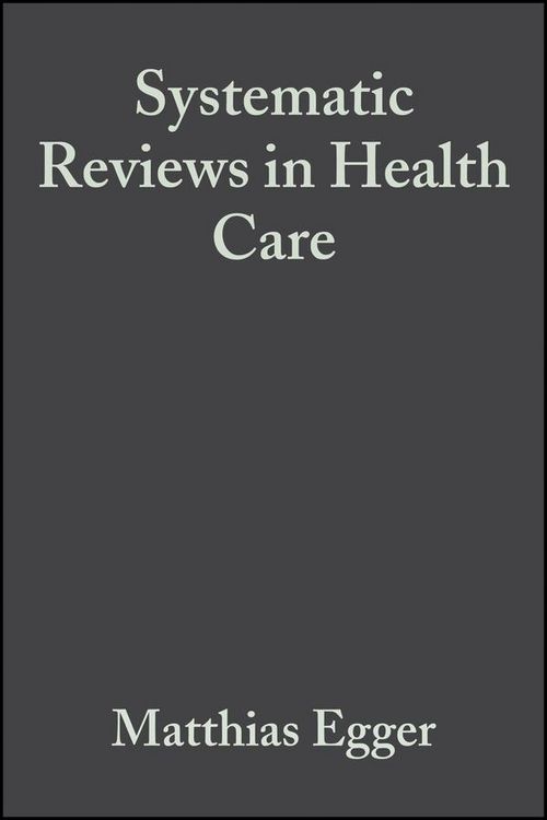 Produktbild: Systematic Reviews in Health Care